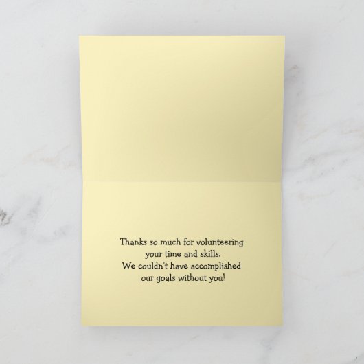 Dag van Administratieve Professionals Dank u Bedankkaart (Binnen)