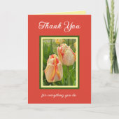 Dag van administratieve professionals Tulpen Vakan Feestdagen Kaart (Voorkant)