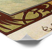 Dag van Alfons Mucha Poster (Hoek)