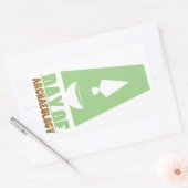 Dag van Archeologie rechthoekige sticker (Envelop)