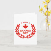 DAG VAN CANADA KAART (Gele Bloem)