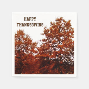 DAG VAN DANKBAARHEID HERFSTBOMEN servetten