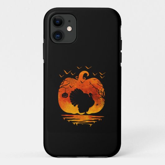 DAG VAN DANKBAARHEID KALKOEN KOSTUUM POMPOEN HERFS Case-Mate iPhone CASE (Achterkant)