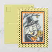 DAG VAN DANKBAARHEID OLIFANT, DANKBARE PELGRIM OLI BRIEFKAART (Voorkant / Achterkant)