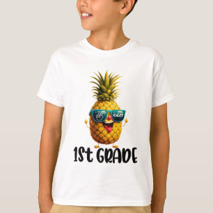 Dag van de 1e klas Vrede uit 1e klas Grappige afst T-shirt