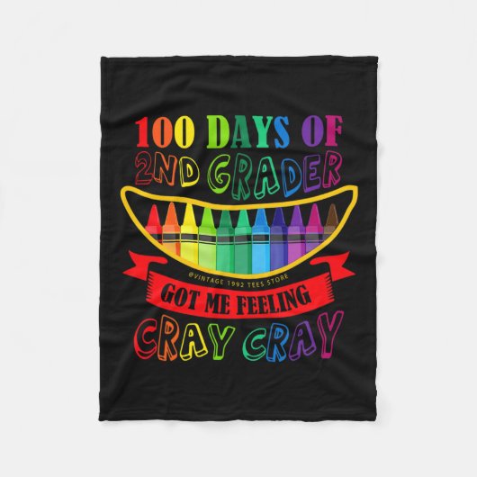 Dag van de 2e klas gaf me een gevoel van cray lera fleece deken (Voorkant)