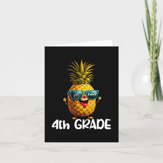 Dag van de 4e klas Vrede Uit 4e klas Grappig Gradu Kaart (Voorkant)