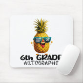 Dag van de 6e klas handtekening Afstuderen jongens Muismat (Met muis)