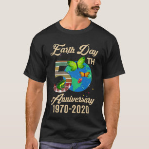 Dag van de Aarde 2020 50ste Jubileum Klimaat T-shirt