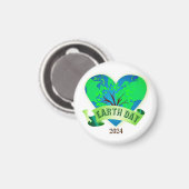 Dag van de Aarde 2024 Magneet (Voorkant / Achterkant)