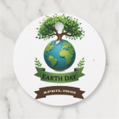 Dag van de Aarde 2025 Bedankjes Labels (Achterkant)