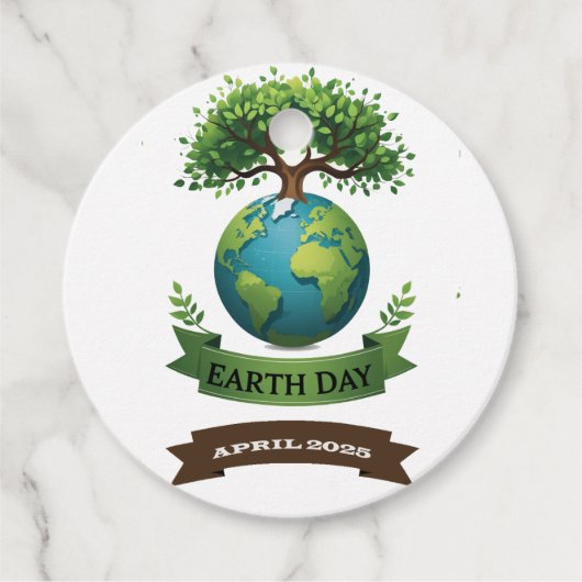 Dag van de Aarde 2025 Bedankjes Labels (Voorkant)
