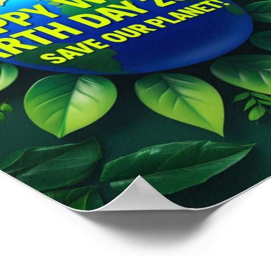 Dag van de Aarde 2025 Poster (Hoek)