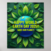 Dag van de Aarde 2025 Poster (Voorkant)