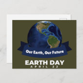 Dag van de Aarde 22 april Briefkaart (Voorkant / Achterkant)