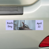 Dag van de Aarde / 22 april Bumpersticker (Op auto)