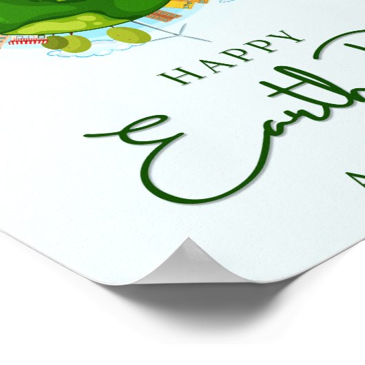 Dag van de Aarde 22 april Poster (Hoek)