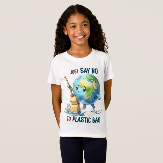 Dag van de Aarde 22 april Recyclen het milieu redd T-shirt (Voorkant volledig)