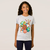 Dag van de Aarde 22 april Recyclen het milieu redd T-shirt (Voorkant volledig)