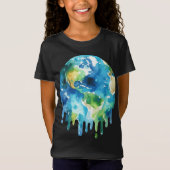 Dag van de Aarde 22 april Recyclen het milieu redd T-shirt (Voorkant)