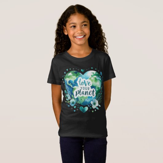 Dag van de Aarde 22 april Recyclen het milieu redd T-shirt (Voorkant volledig)