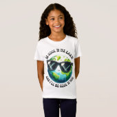 Dag van de Aarde 22 april Recyclen het milieu redd T-shirt (Voorkant volledig)