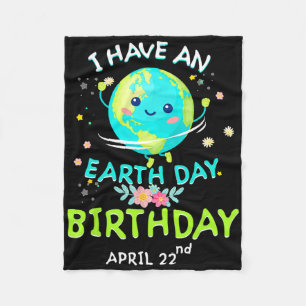 Dag van de Aarde 22e Groene Dag April Fleece Deken