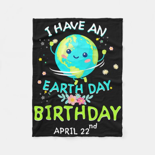Dag van de Aarde 22e Groene Dag April Fleece Deken (Voorkant)