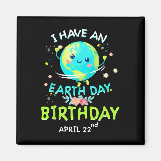 Dag van de Aarde 22e Groene Dag April Magneet (Voorkant)