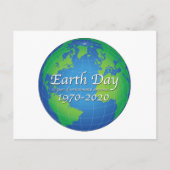 Dag van de Aarde 50 Jaar Jubileum 2020 Briefkaart (Voorkant)