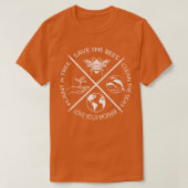 dag van de aarde 7 t-shirt (Design voorkant)