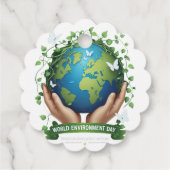 Dag van de Aarde Bedankjes Labels (Achterkant)