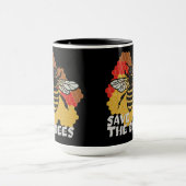 Dag van de Aarde, bespaar de bijen Mok (Midden)