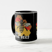 Dag van de Aarde, bespaar de bijen Mok (Voorkant links)