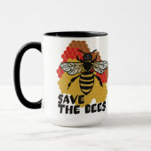 Dag van de Aarde, bespaar de bijen Mok (Links)