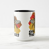 Dag van de Aarde, bespaar de bijen Mok (Midden)