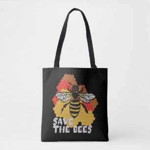 Dag van de Aarde, bespaar de bijen Tote Bag