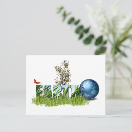 Dag van de Aarde Briefkaart (Staand voorkant)
