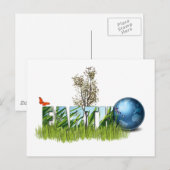 Dag van de Aarde Briefkaart (Voorkant / Achterkant)