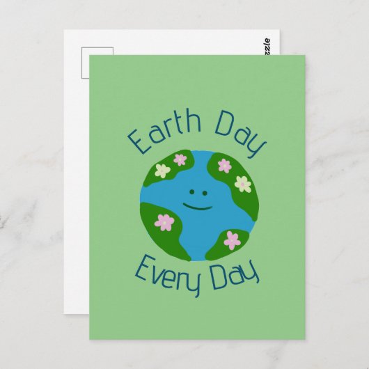 Dag van de Aarde Briefkaart (Voorkant / Achterkant)