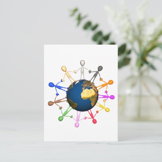 Dag van de Aarde Briefkaart (Staand voorkant)