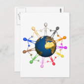 Dag van de Aarde Briefkaart (Voorkant / Achterkant)