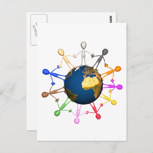 Dag van de Aarde Briefkaart (Voorkant / Achterkant)