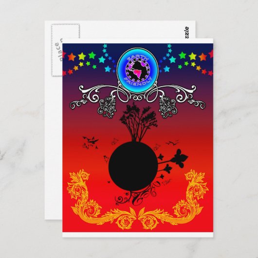 Dag van de Aarde Briefkaart (Voorkant / Achterkant)