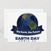 Dag van de Aarde Briefkaart (Voorkant / Achterkant)