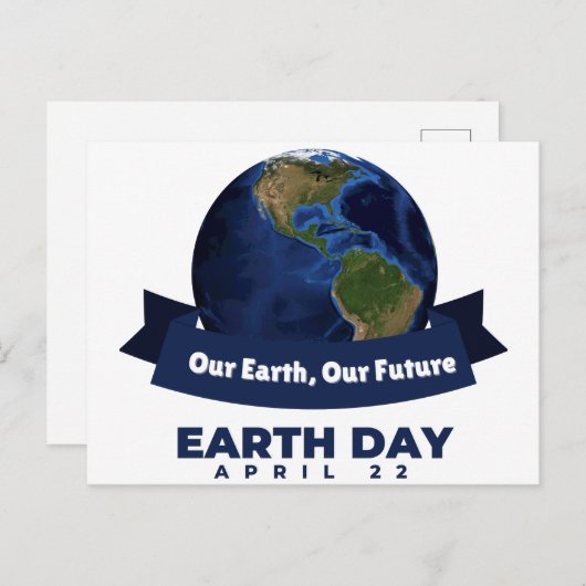 Dag van de Aarde Briefkaart (Voorkant / Achterkant)