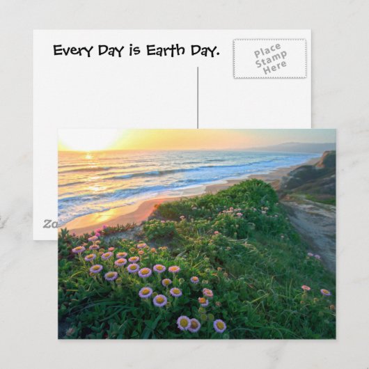 Dag van de Aarde Briefkaart (Voorkant / Achterkant)