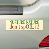 Dag van de Aarde Bumpersticker (Op auto)