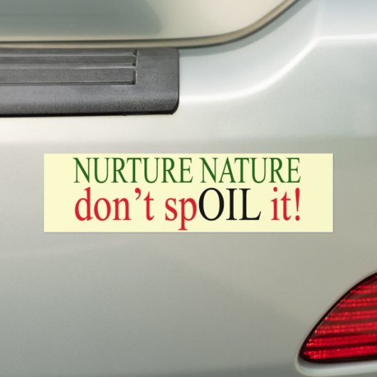 Dag van de Aarde Bumpersticker (Op auto)