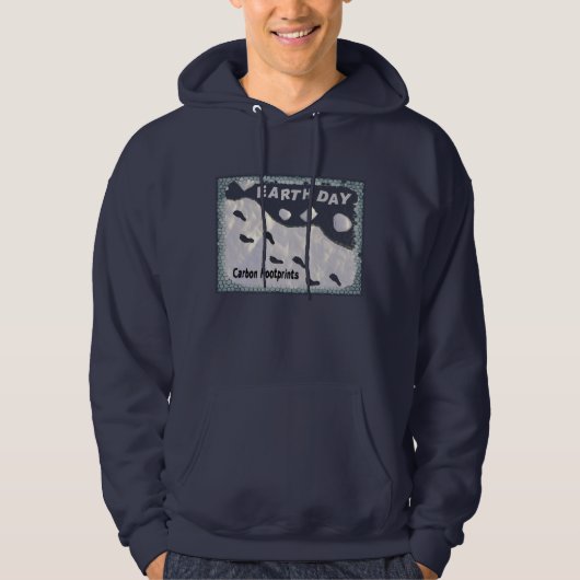 Dag van de Aarde - Carbon Footprints Hoodie (Voorkant)